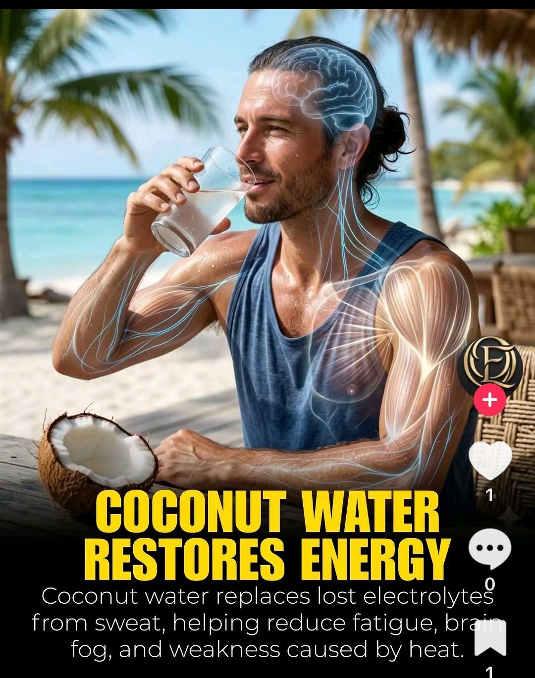 Coconut Water Restores Energy — Electrolytes, Brain, Muscles