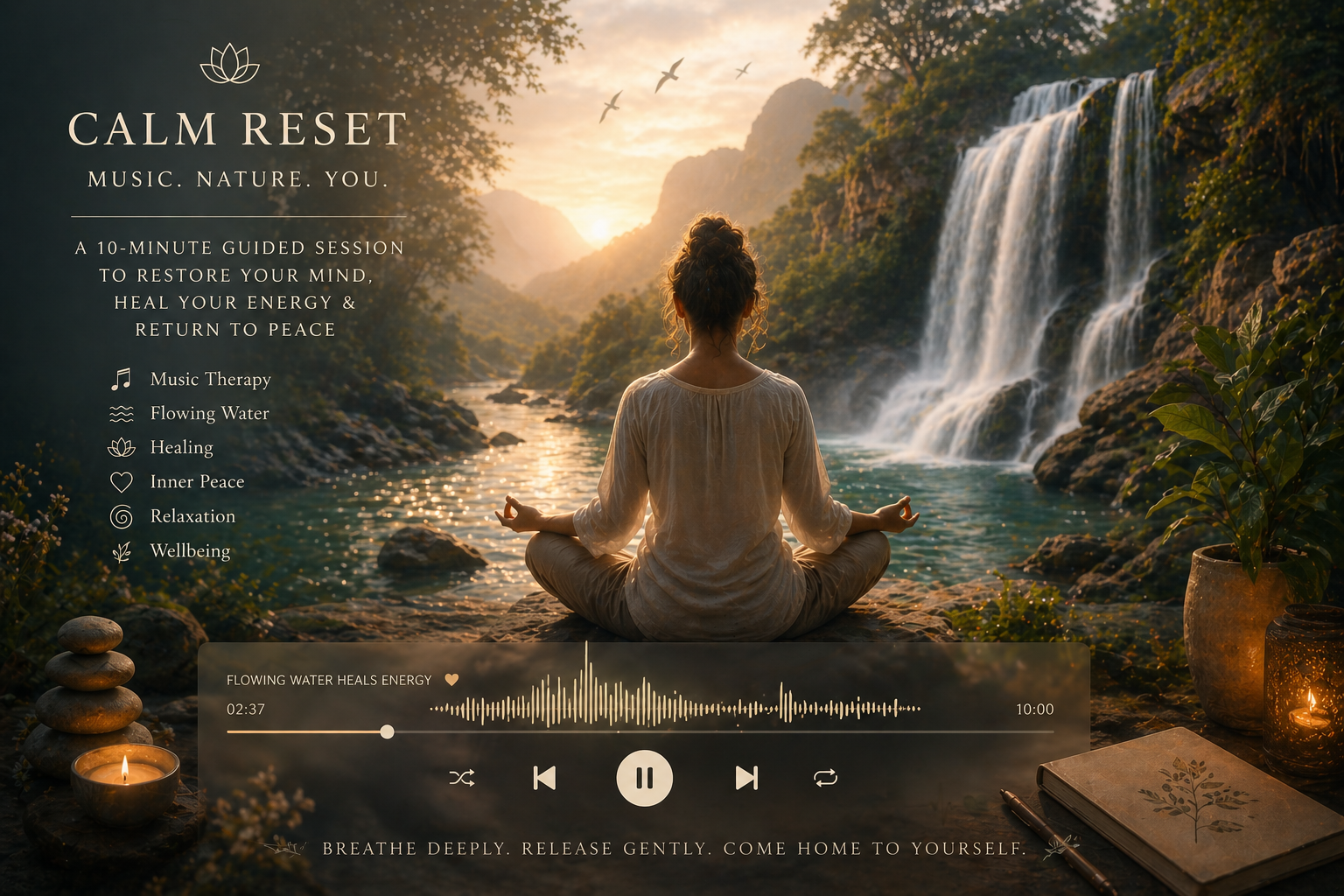 Calm Reset — Music. Nature. You.