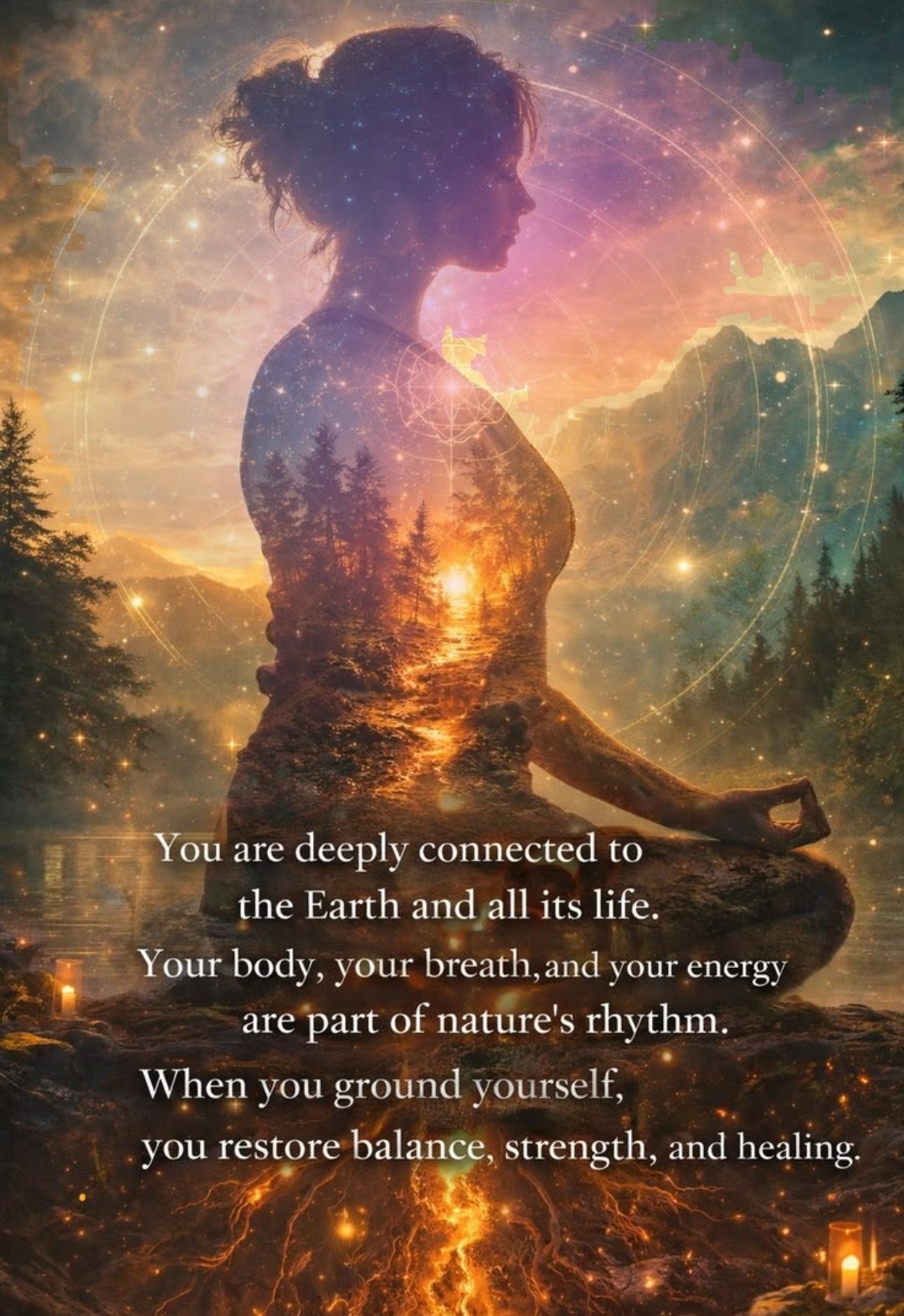 You are deeply connected to the Earth — Grounding and Healing
