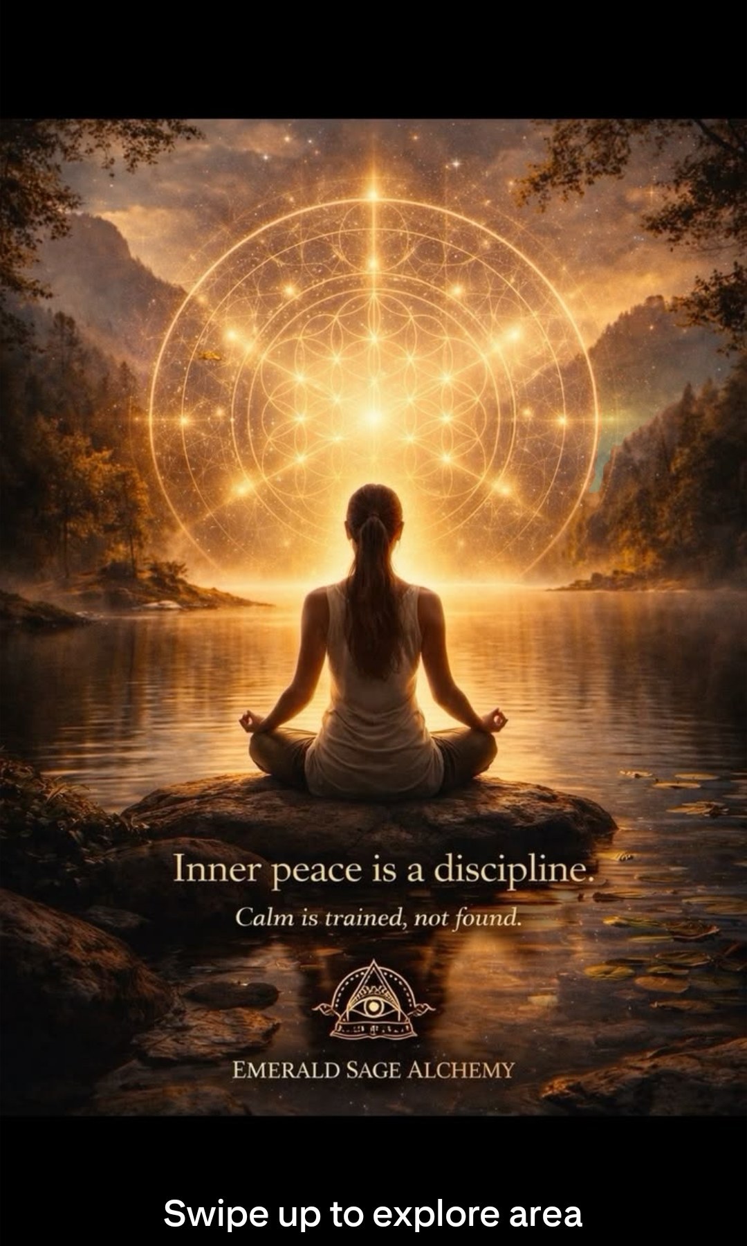 Inner peace is a discipline — calm is trained, not found