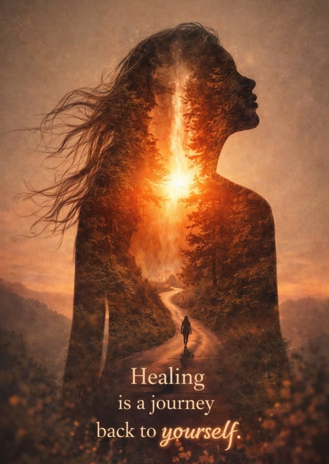 Healing is a journey back to yourself
