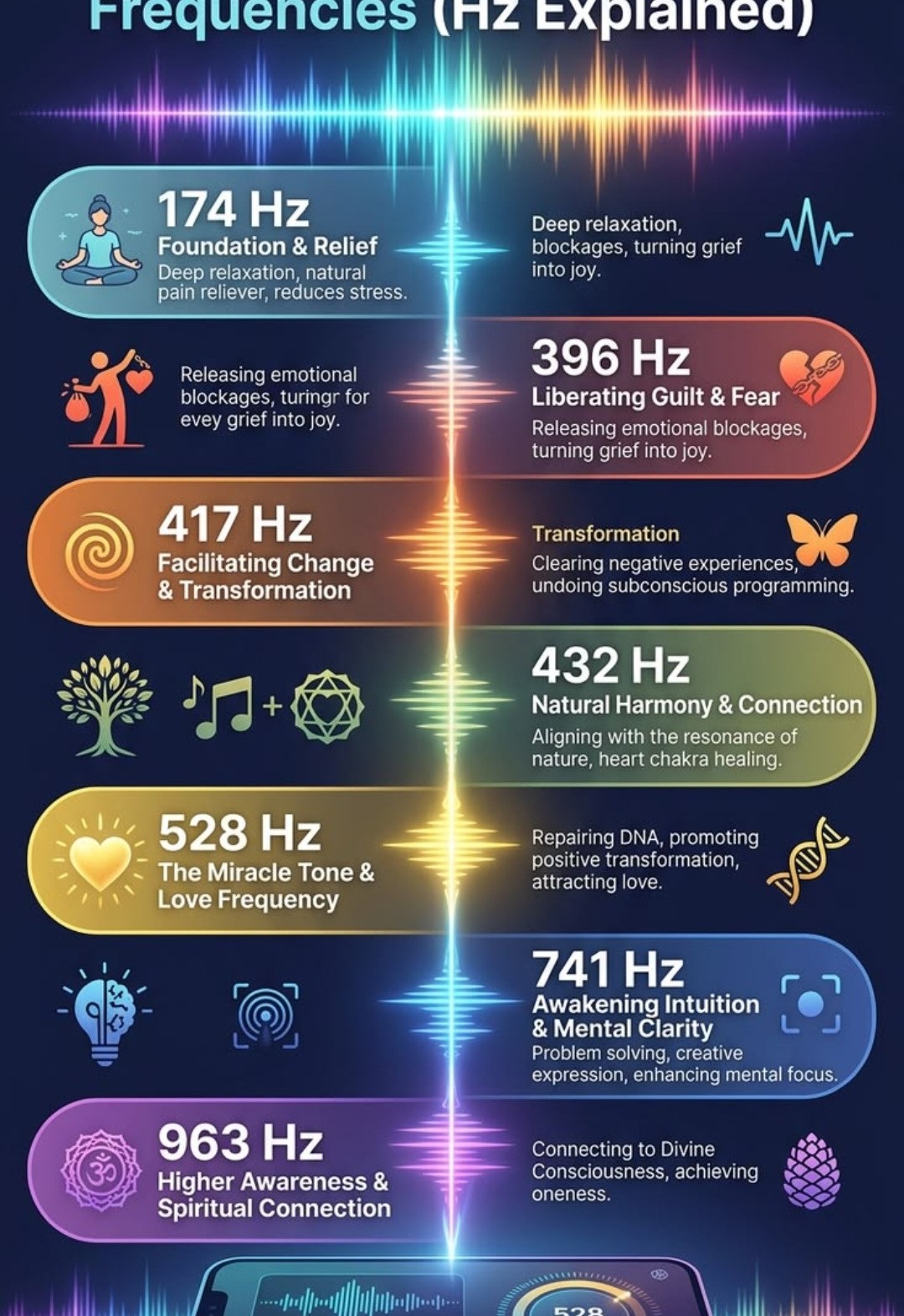 7 Most Powerful Healing Frequencies