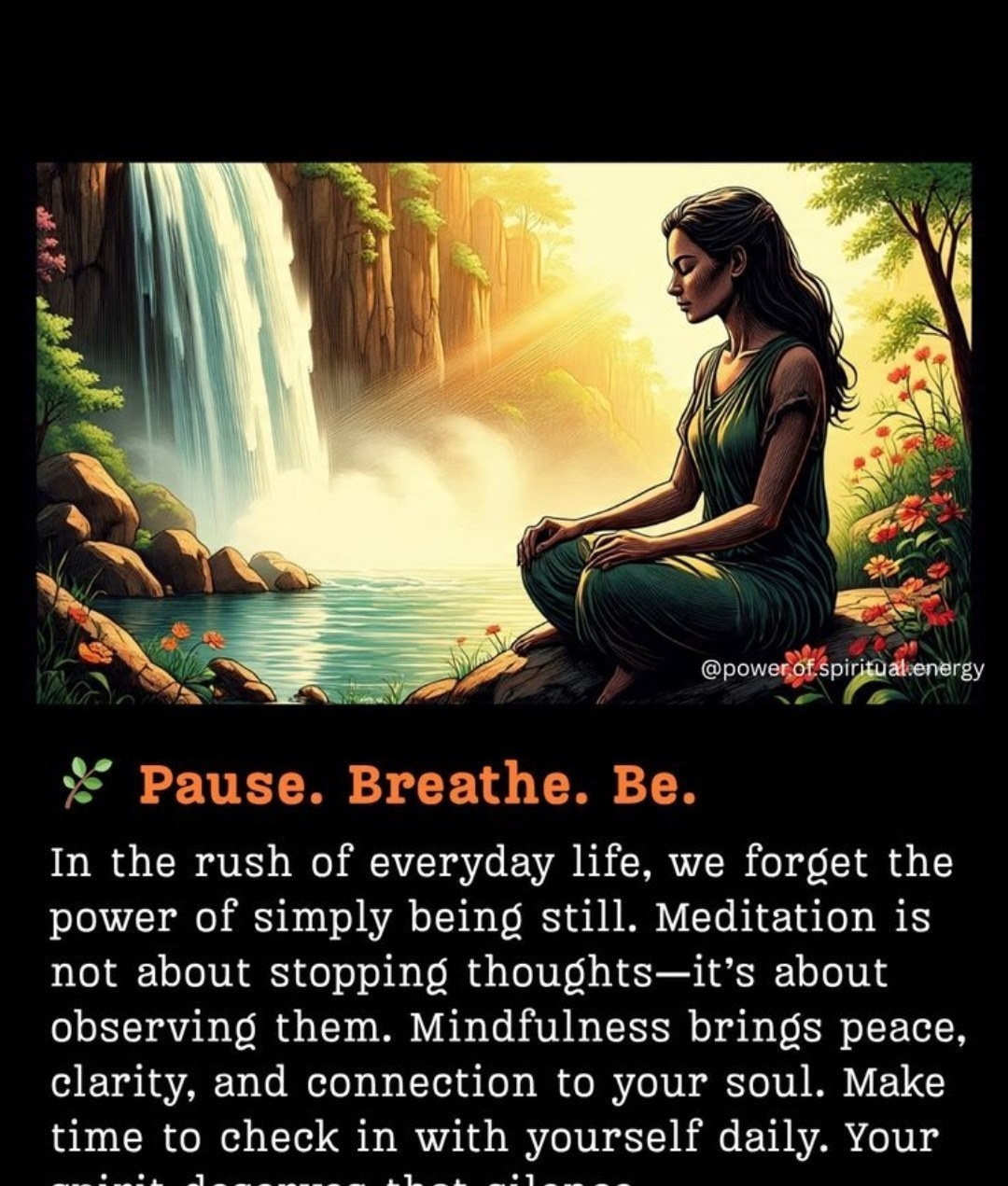 Pause. Breathe. Be.