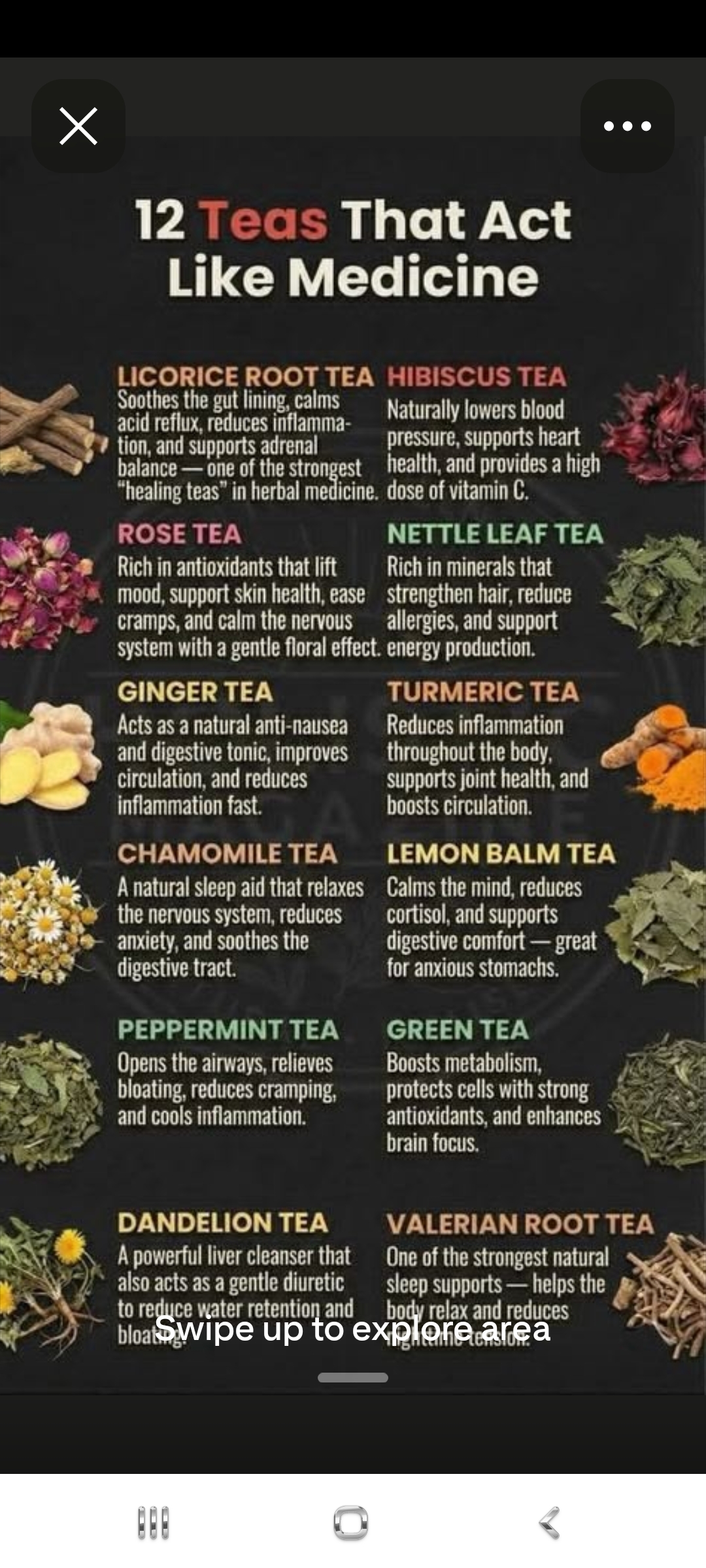 12 Teas That Act Like Medicine — Licorice Root, Hibiscus, Rose, Ginger, Chamomile, Peppermint, Green Tea