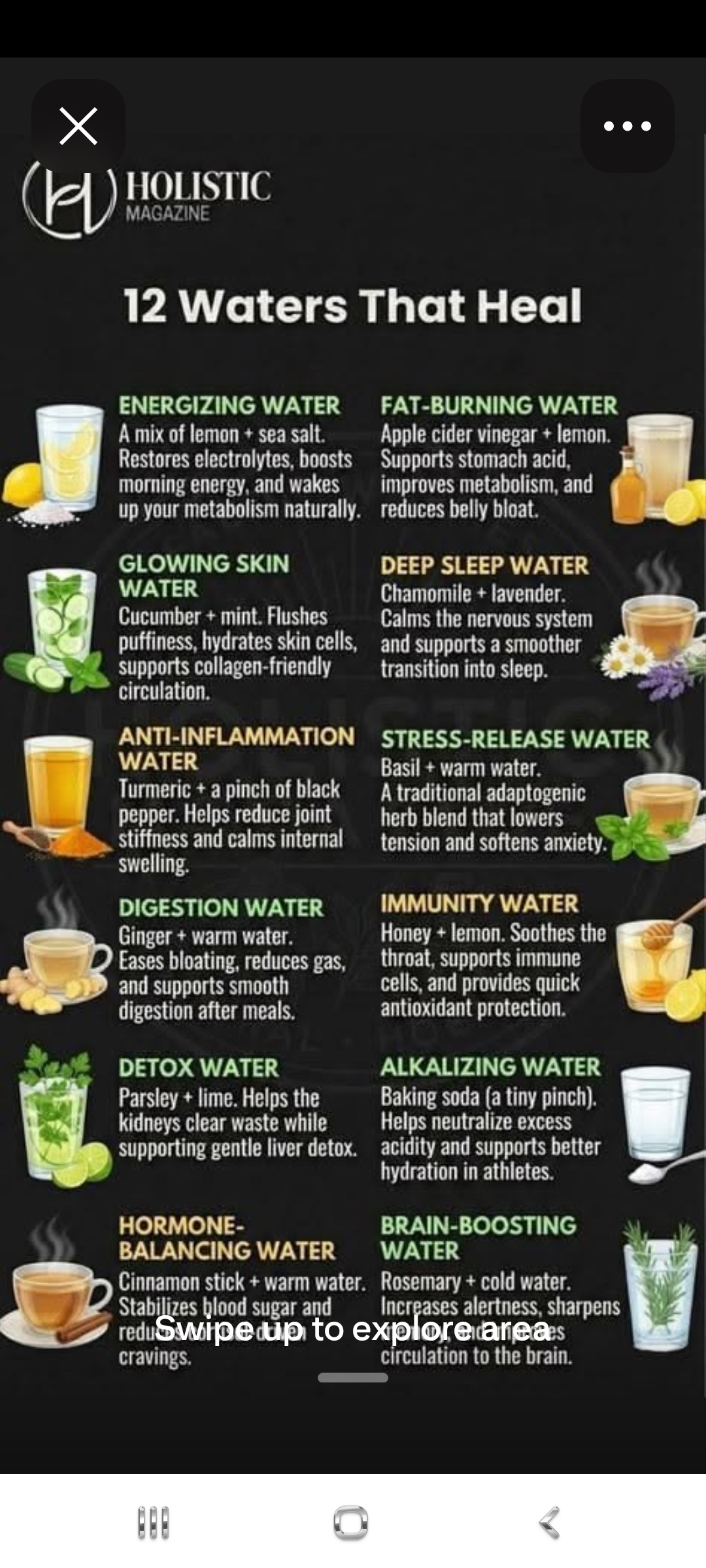 12 Waters That Heal — Energizing, Fat-Burning, Glowing Skin, Deep Sleep, Anti-Inflammation, Detox, Hormone-Balancing, Brain-Boosting