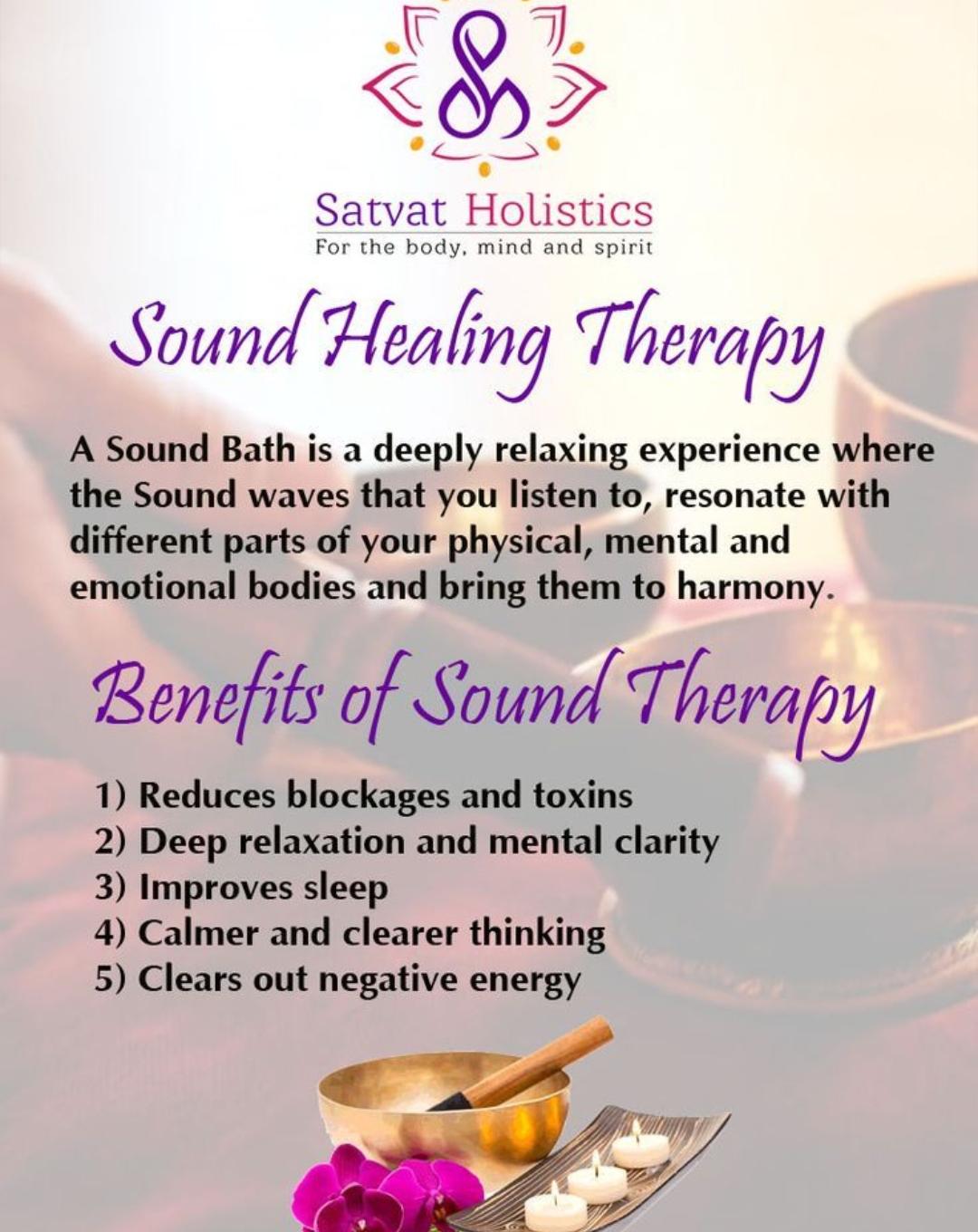 Sound healing therapy and the sound bath