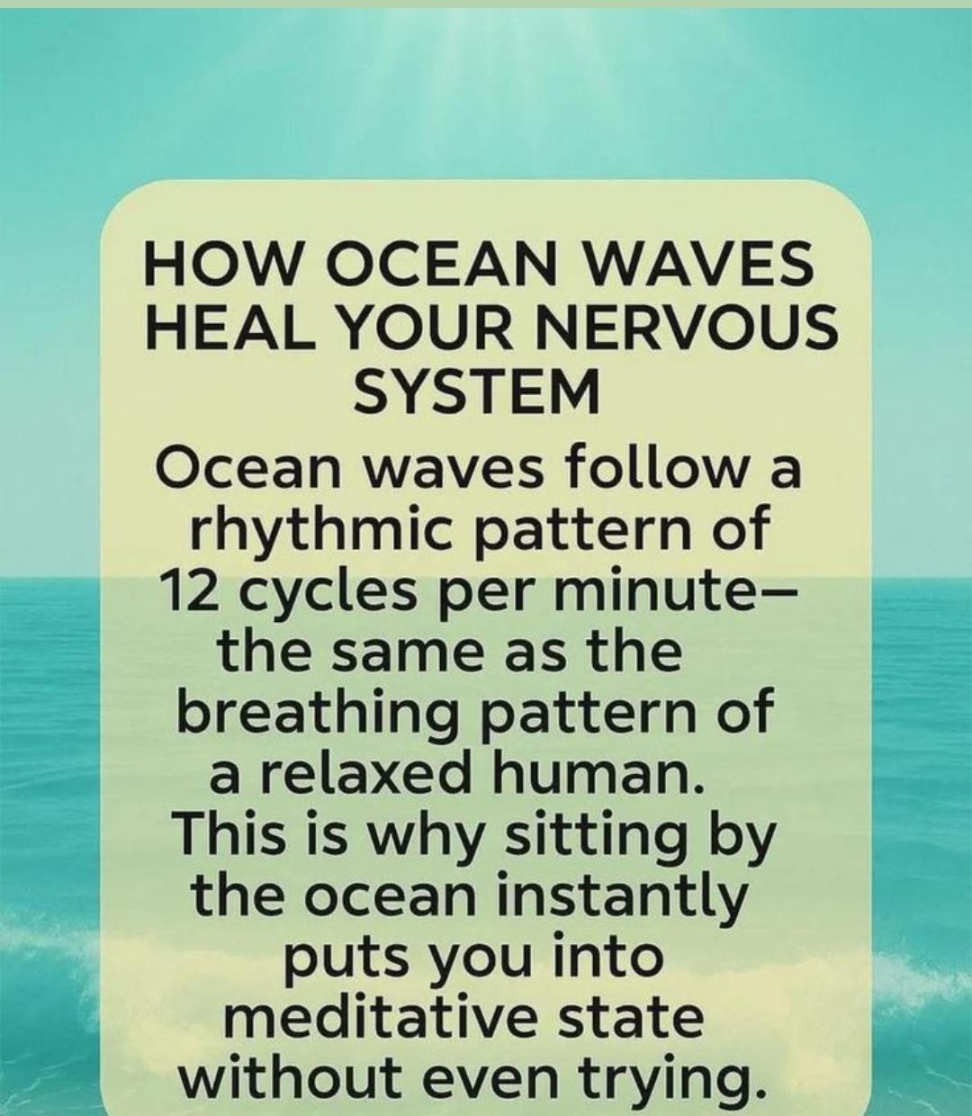 How ocean waves heal your nervous system