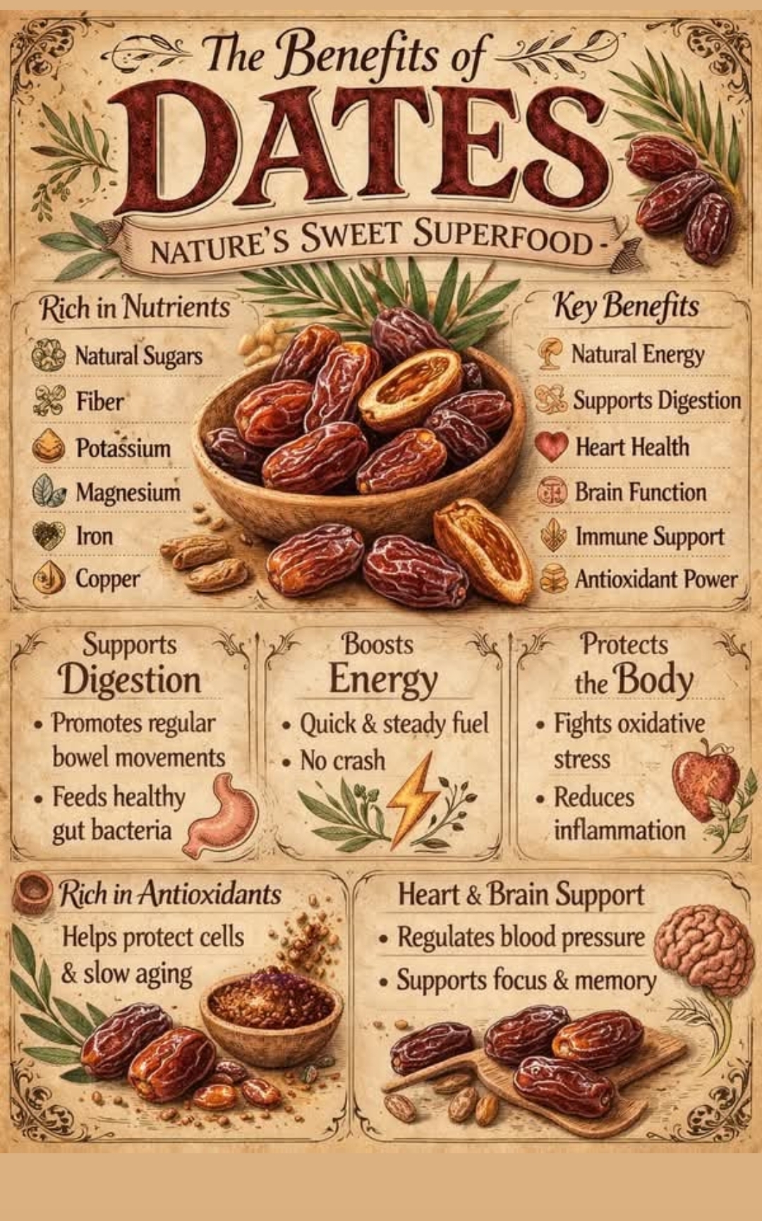 The benefits of dates — nature's sweet superfood, rich in nutrients, key benefits